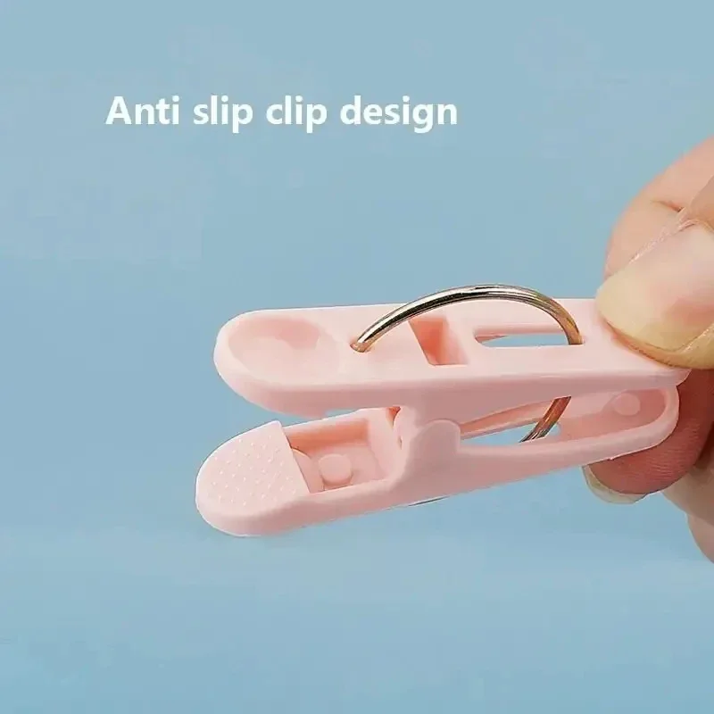 30pcs Windproof Clothespins Air Drying Clothes Socks Underwear Fixed Pins For Household Small Clips Food Snack Bag Sealing Clips image 5