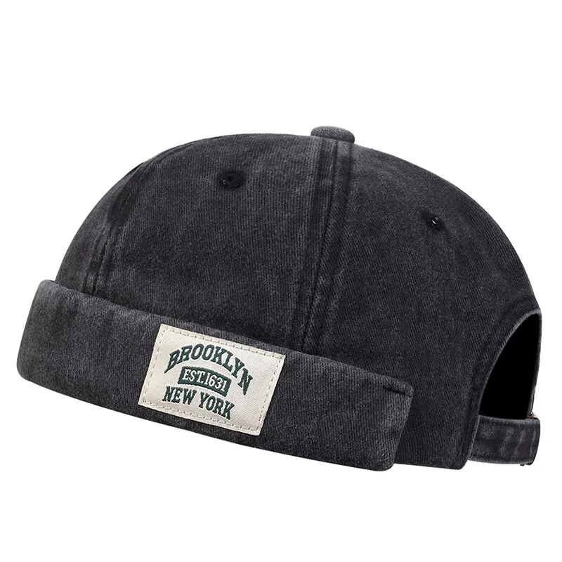 Mężczyźni kobiety BROOKLYN New York kapelusz moda jesienna czapki czapki bawełniane regulowane czapki typu beanie moda uliczna czapki melonowe unisex