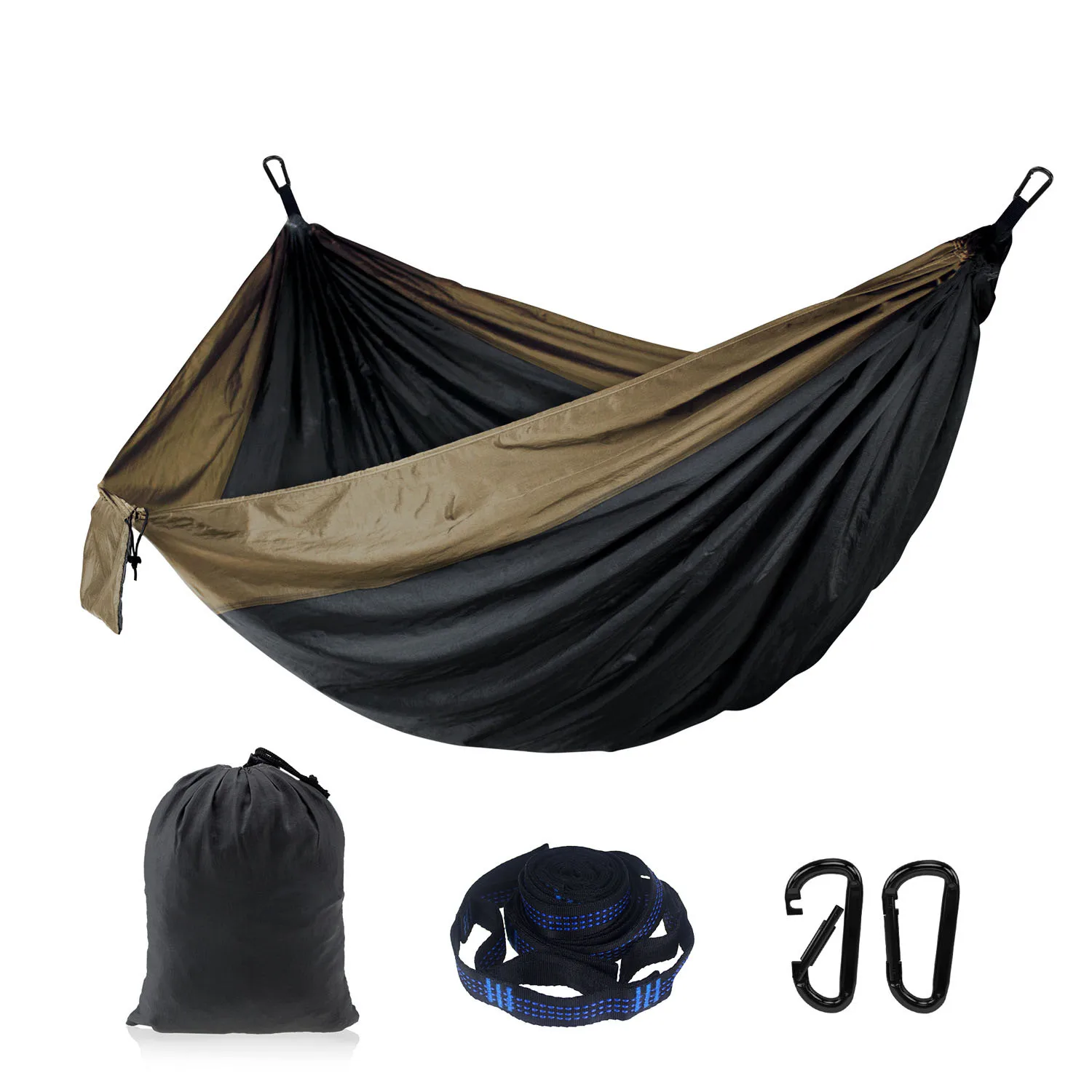 

Upgrade Camping Hammock, Outdoor Tourist Hanging Hammocks, Portable Parachute Nylon Hiking Hammock for Backpacking Travel