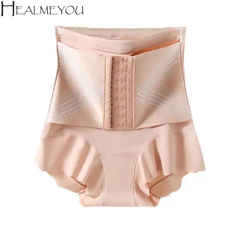 

Ruffle Postpartum Body Shapers Shapewear Waist Trainer Slimming Buckle Shapers Belly Contracting High Waist Butt Lifter Briefs