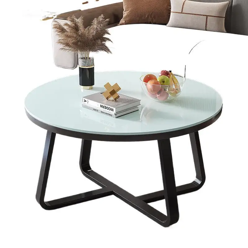 

Журнальный столик из каменной плиты, светильник, роскошный современный простой круглый журнальный столик для маленькой квартиры, гостиной, дома, двухслойный Интернет- cele