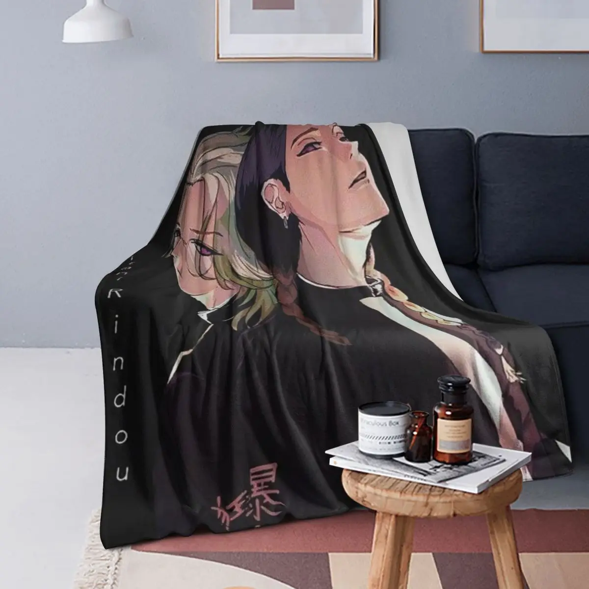 Haitani Brothers Manga Collage Blanket Soft Warm Flannel Throw Blanket Cover for Bed Living room Picnic Travel Home Sofa