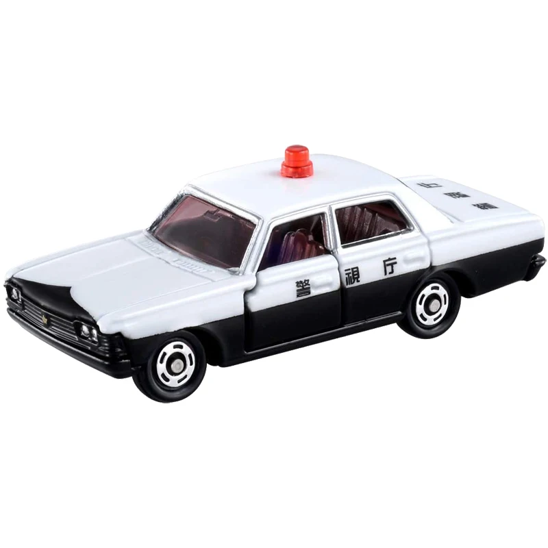 TAKARA TOMY Simulation Alloy car model 50th Anniversary No. 04 Toyota Crown Police car, toy for boys, holiday gift for children