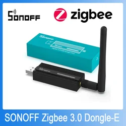 SONOFF Zigbee Dongle-E 3,0 USB Universal, puerta de enlace a través de ZHA o Zigbee2MQTT, compatible con SONOFF ZBMINI S26ZBR2 SNZB