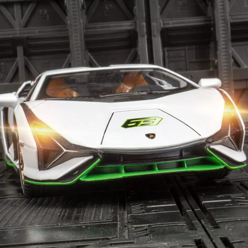 1:24 سيان محاكاة سبيكة سيارة نموذج التراجع الرياضة سيارة نموذج الحلي الصبي هدية عيد ميلاد جمع لعبة