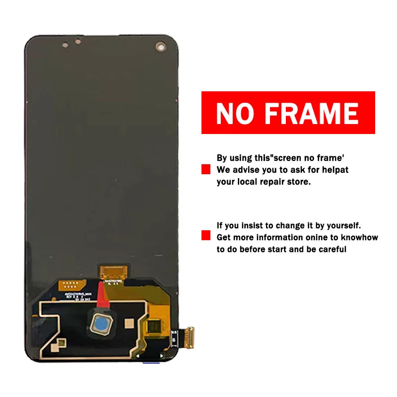 OLED Quality 1+ Nord CE 5G Display Screen For OnePlus Nord CE 5G LCD EB2101 EB2103 Screen Touch Digitizer Assembly