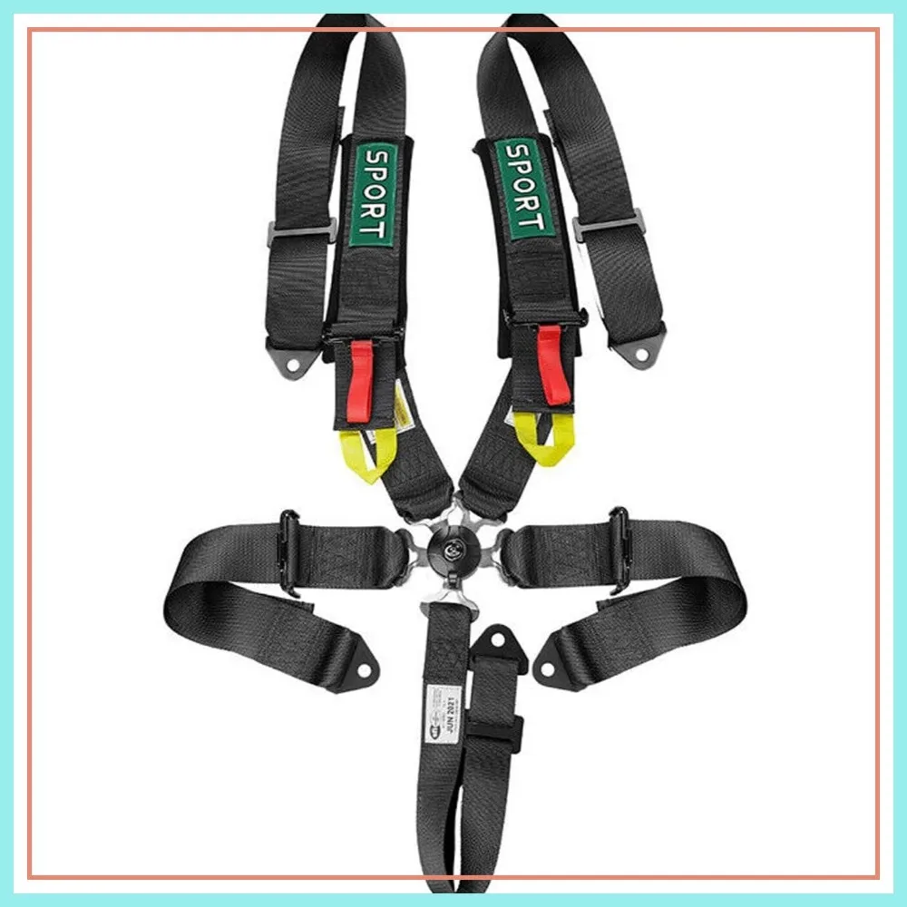 

5-Point Racing Harness Set SFI with Ultra Comfort Heavy Duty Shoulder Pads