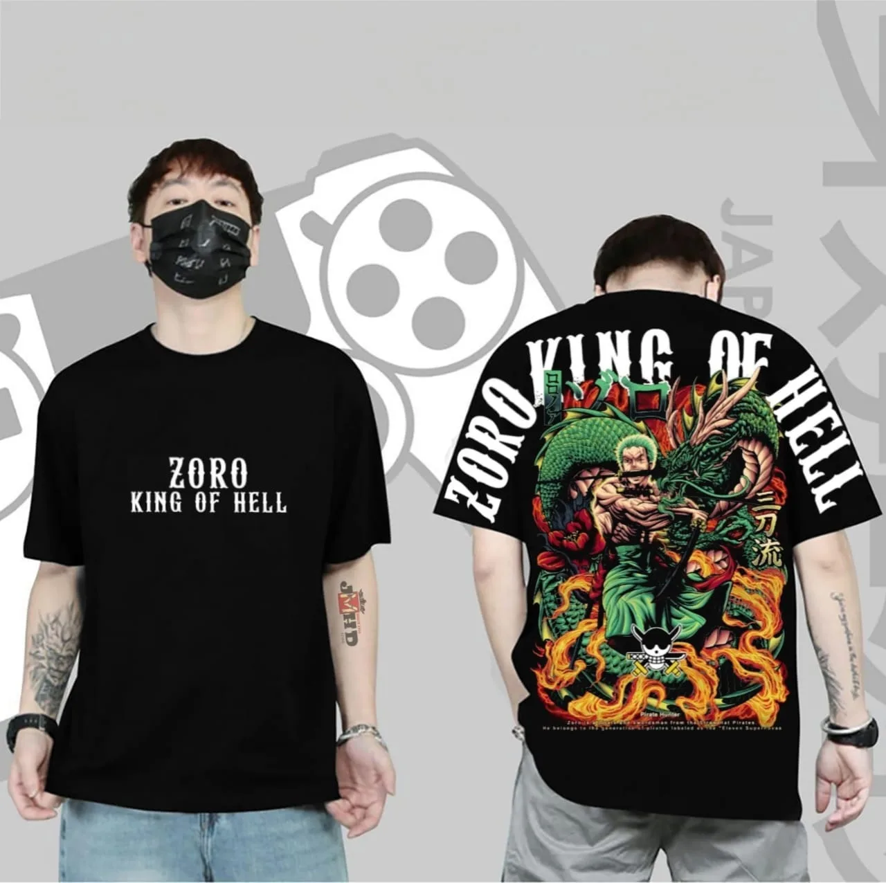 بانداي قطعة واحدة المحيط زورو لوفي المتضخم أنيمي طباعة الكبار الاطفال تي شيرت الصيف سريعة الجافة مريح خفيفة الوزن حجم كبير #1