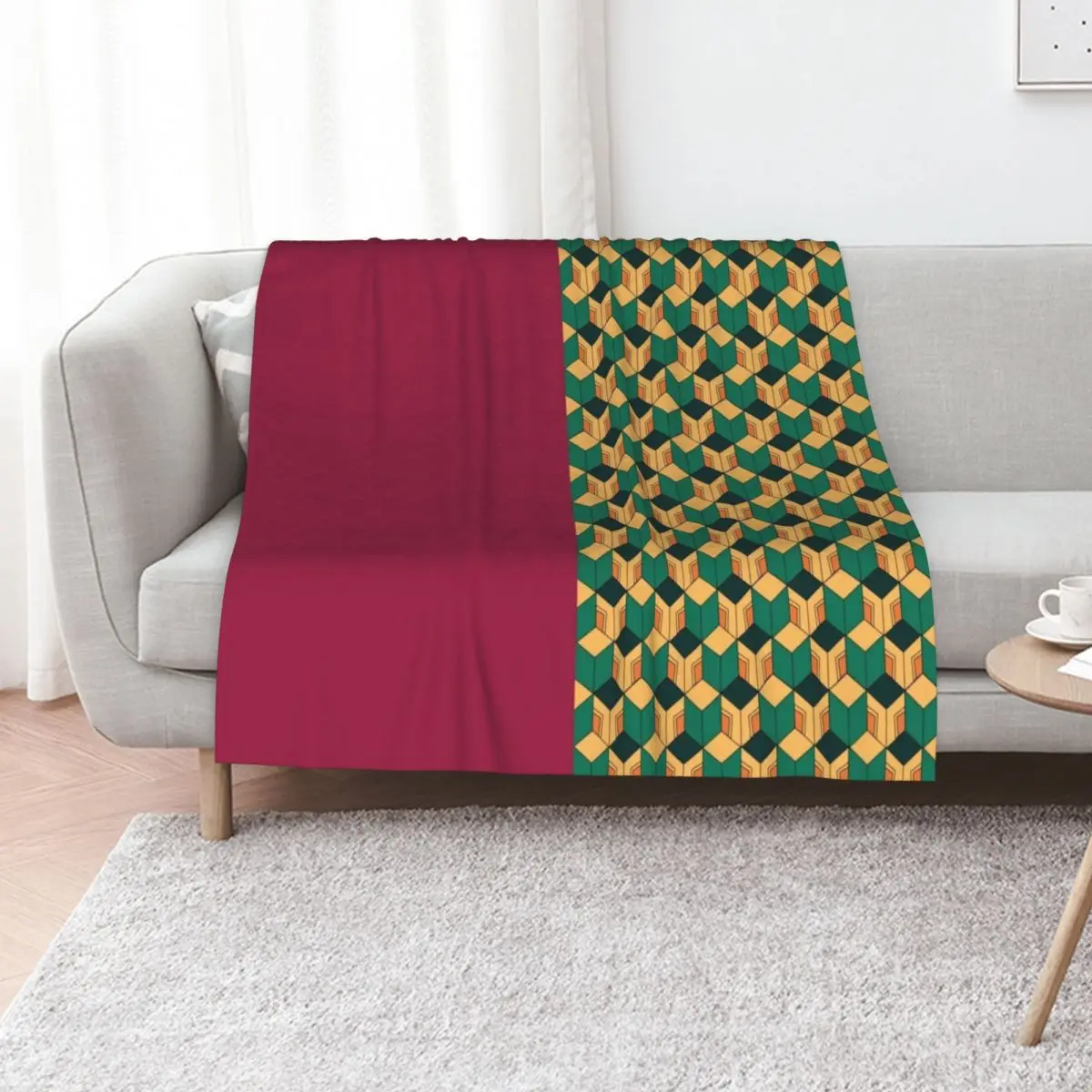 

Tomioka pattern Throw Blanket Heavy Sofa Quilt halloween Multi-Purpose Blankets