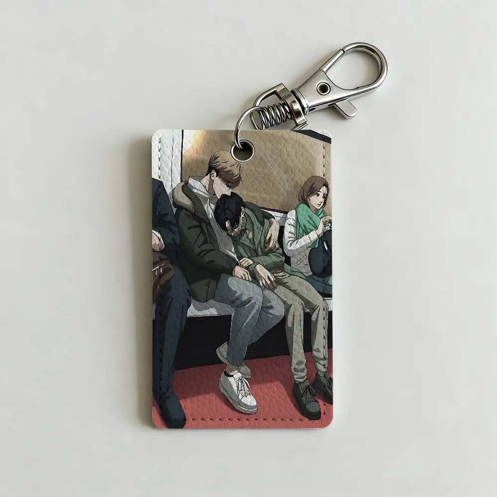 K-Killing S-Stalking Manga Card Holder Men And Womenn Universal Antirust Keychain Learther Access Drop Key Tag Ring - view 2