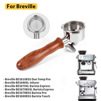 Coffee Portafilter 54mm Double Spout for Breville Barista Express, Bambino, Impress, Duo Temp Pro and Infuser Espresso Machine