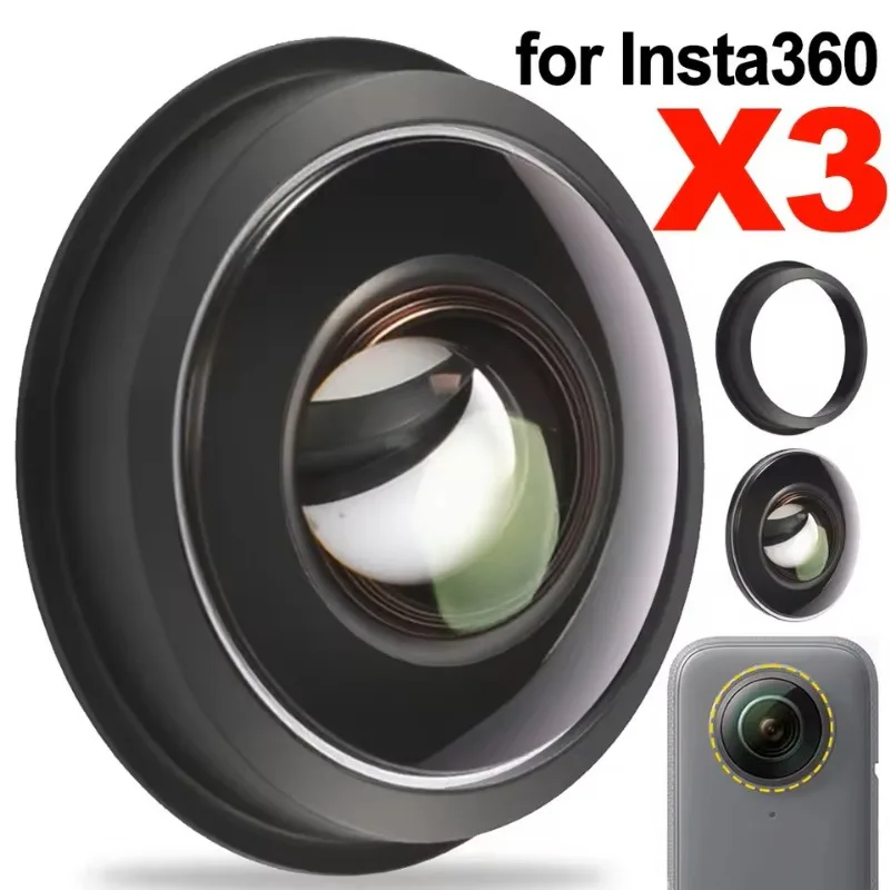 

Genuine Insta360 X3 Replacement Lens, Front and Bottom Glass Repair Part, HD Scratch-Resistant Accessories