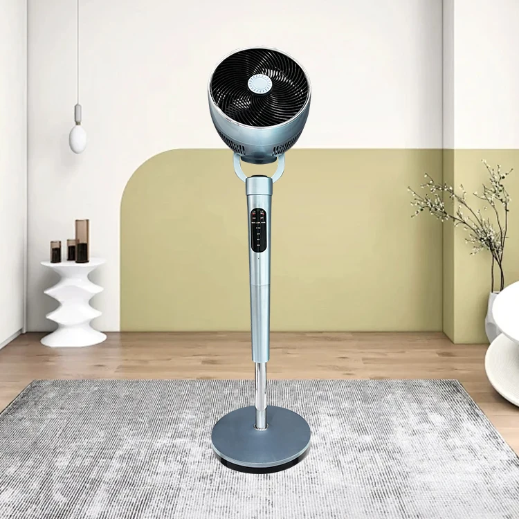 

Новый продукт на заказ, домашний круглый подставной вентилятор для зарядного устройства, перезаряжаемый умный электрический вентилятор большого размера