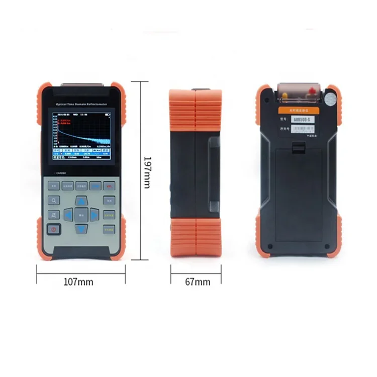 Triber Fiber Optic Equipment SM MM Mini OTDR Price FTTH Pon OTDR Tester Machine ftth OTDR Optical Manufacturer