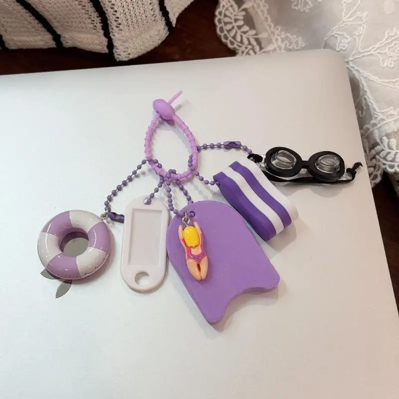 Water Floating Key Ring Buoyant Anti-drop Durable Key Chain for Kayaking Sailing Beach Backpack Pendant Gifts