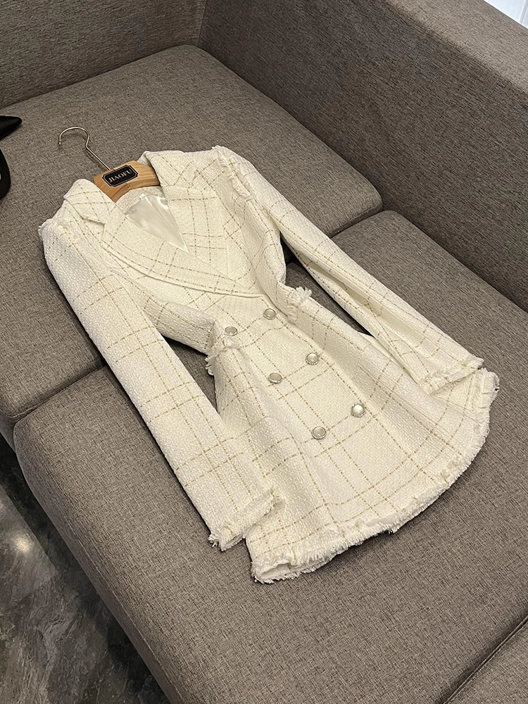 Sexy V profond Long Sve costume Dr Ele Ladylike nouveauté automne hiver trajet Sle JF coupe régulière fabricant chinois