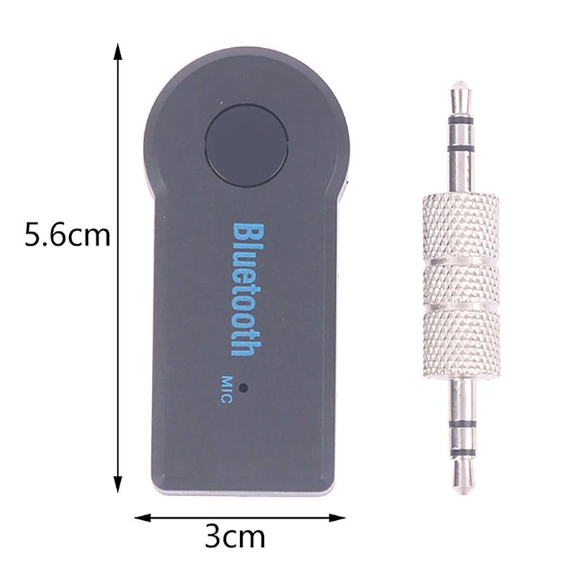 Adaptador transmissor receptor sem fio Bluetooth 5.0 2 em 1 receptor de fone de ouvido com entrada de 3,5 mm viva-voz