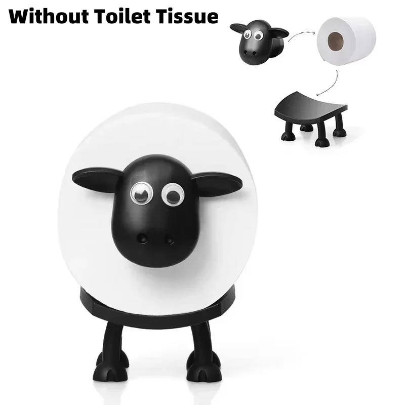 1 st/3 st Leuke Schapen Hond Vorm Toiletpapier Rek Vrijstaande Opslag Papierrolhouder Dierlijke Vorm decoratieve Toiletpapier Rac