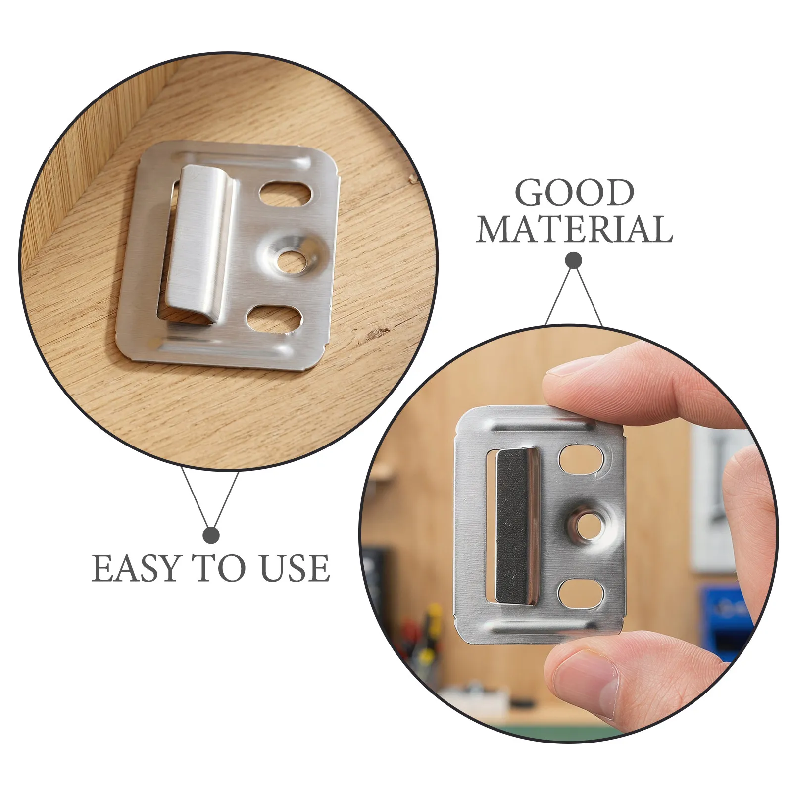 50Pcs Integrated Wall Panel Buckle Clips Stainless Steel Wall Cladding Fixing Clips Quick Installation Panel Mounting Hardware