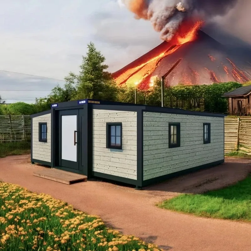 YG Customized Luxury Single Family Prefab Villa Ready To Live In Tiny Homes Expandable Mirror Modular House Made Steel For Apart