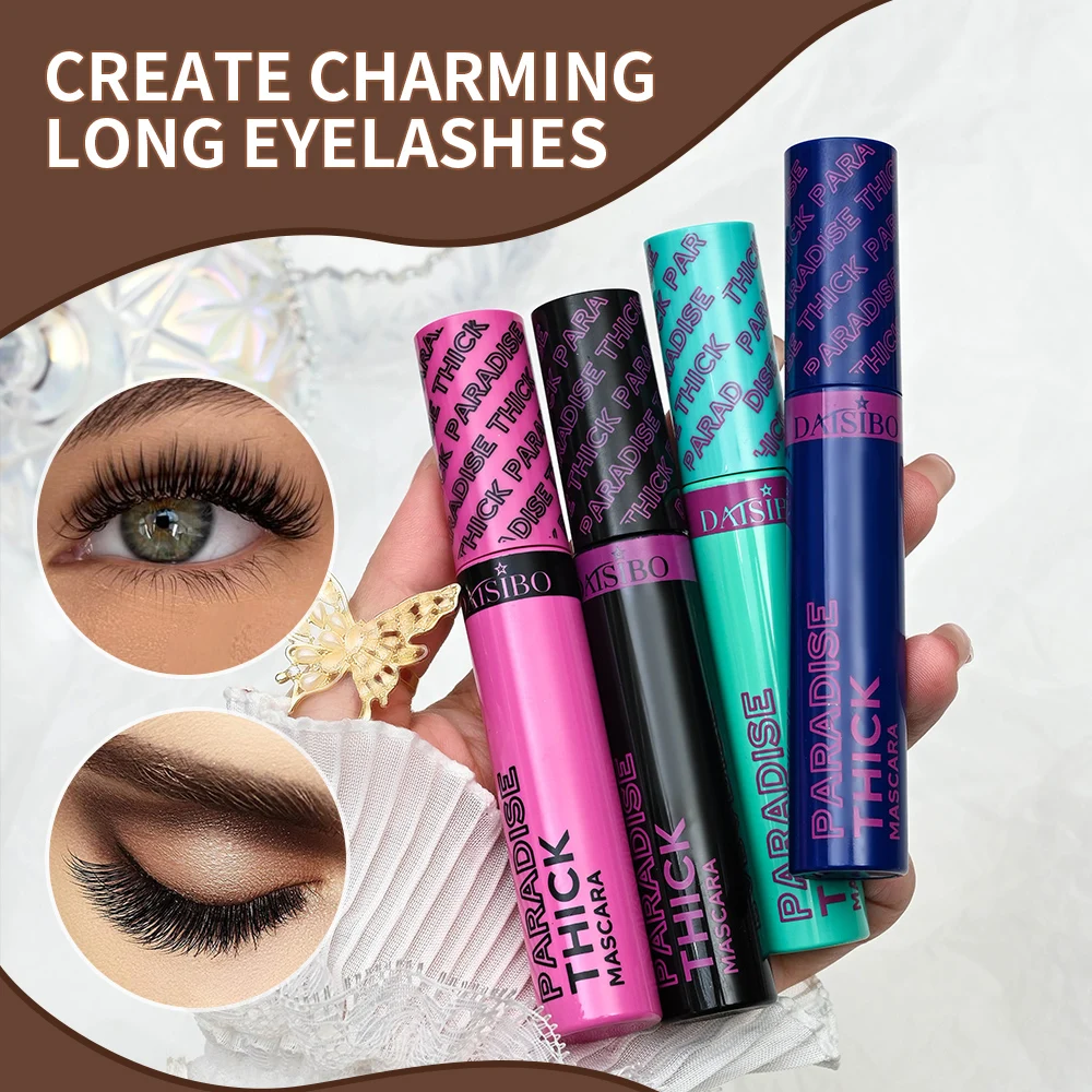 DAISIBO Mascara Allungante e Curling - Formula Impermeabile, Resistente al Sudore e Antimacchia con Spazzola Flessibile per Tutti Beige Chiaro