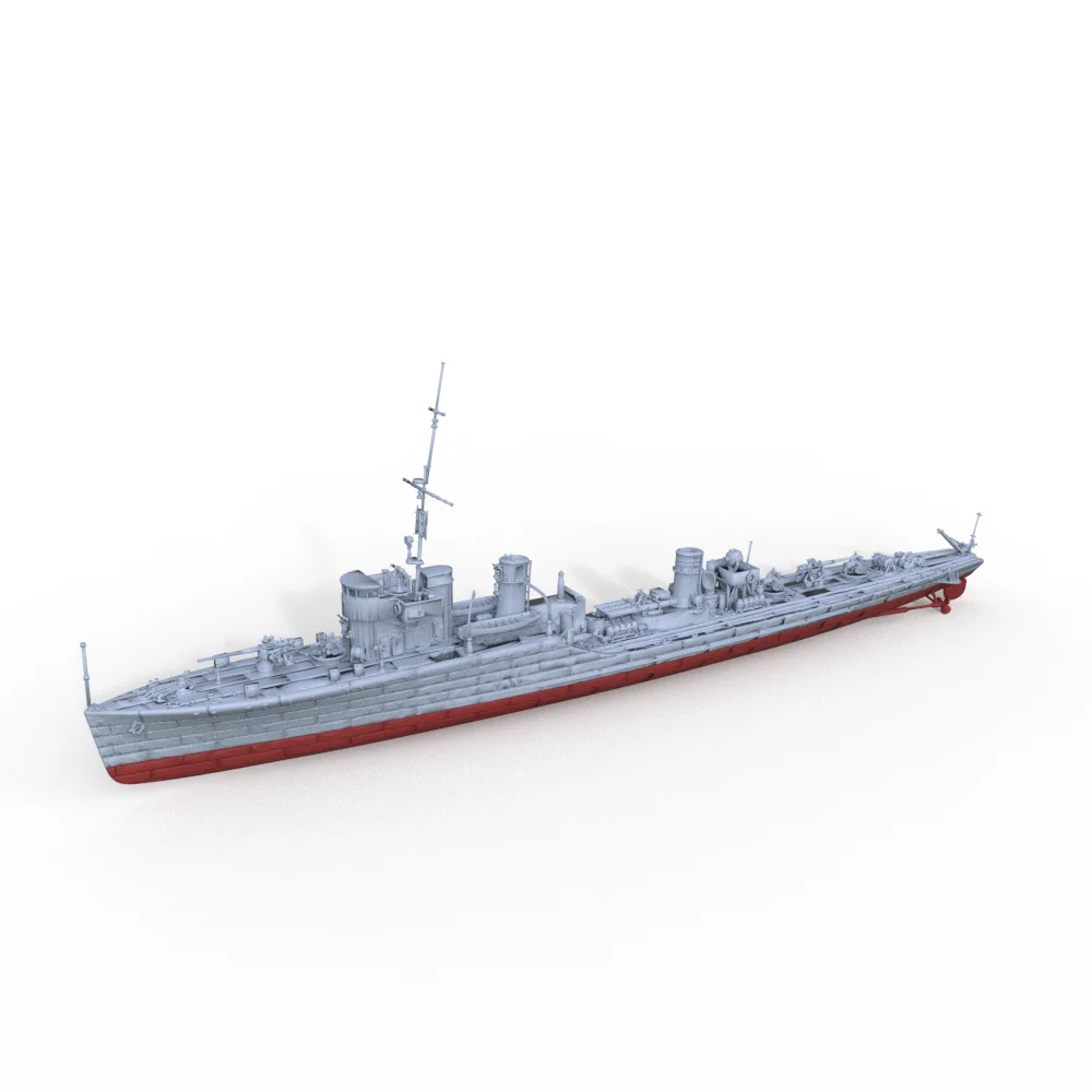 SSMODEL SSC624-A 1/700  Military Model Kit Soviet Uragan Class SKR Groza Frigate Full Hull  Miniature Static Model
