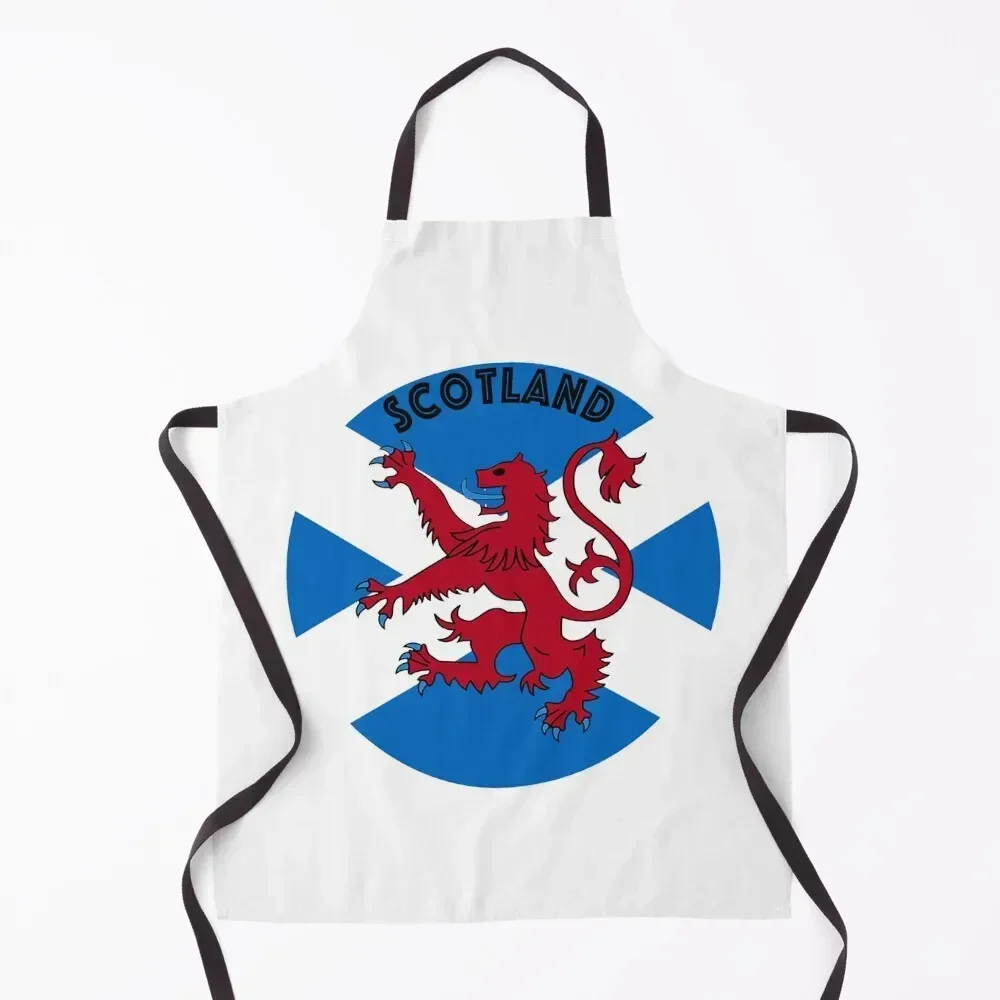 

Scottish Flag with Red Lion Apron New year's women's kitchens For Woman cleanings Apron
