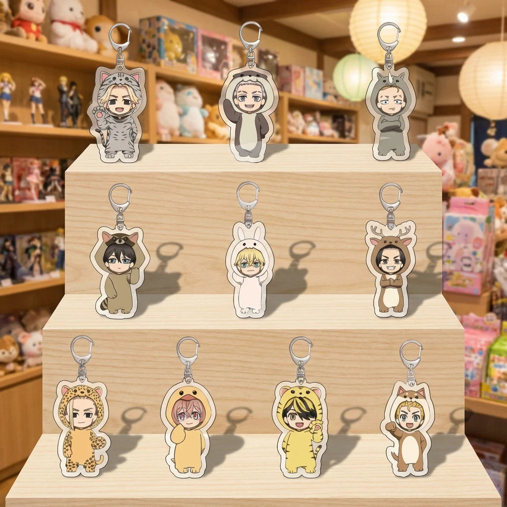 

Acrylic Keychain Anime Tokyo Revengers Sano Manjiro Hanagaki Takemichi Anime Pendant Customizable Gift for Fans Collectible