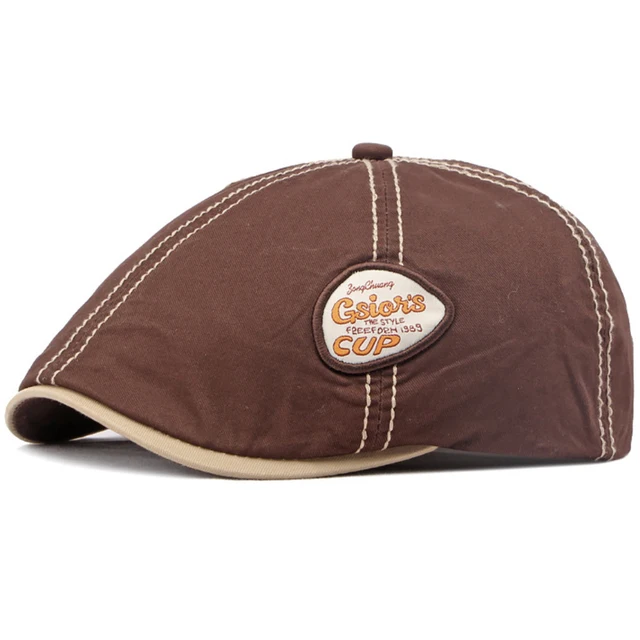 HT4661 Beret Cap Men Women New Spring Summer Sun Hat Octagonal Cap Vintage Beret Hat Adjustable Ivy Flat Cap Male Female Berets