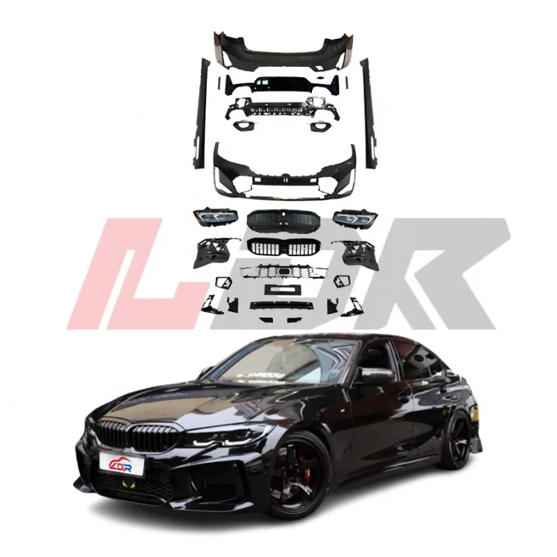 Wholesale Car Parts Body Kit For BMW 3 series G20 G28 upgrade to G20 LCI high quality car body kits LED Headlight plug and play