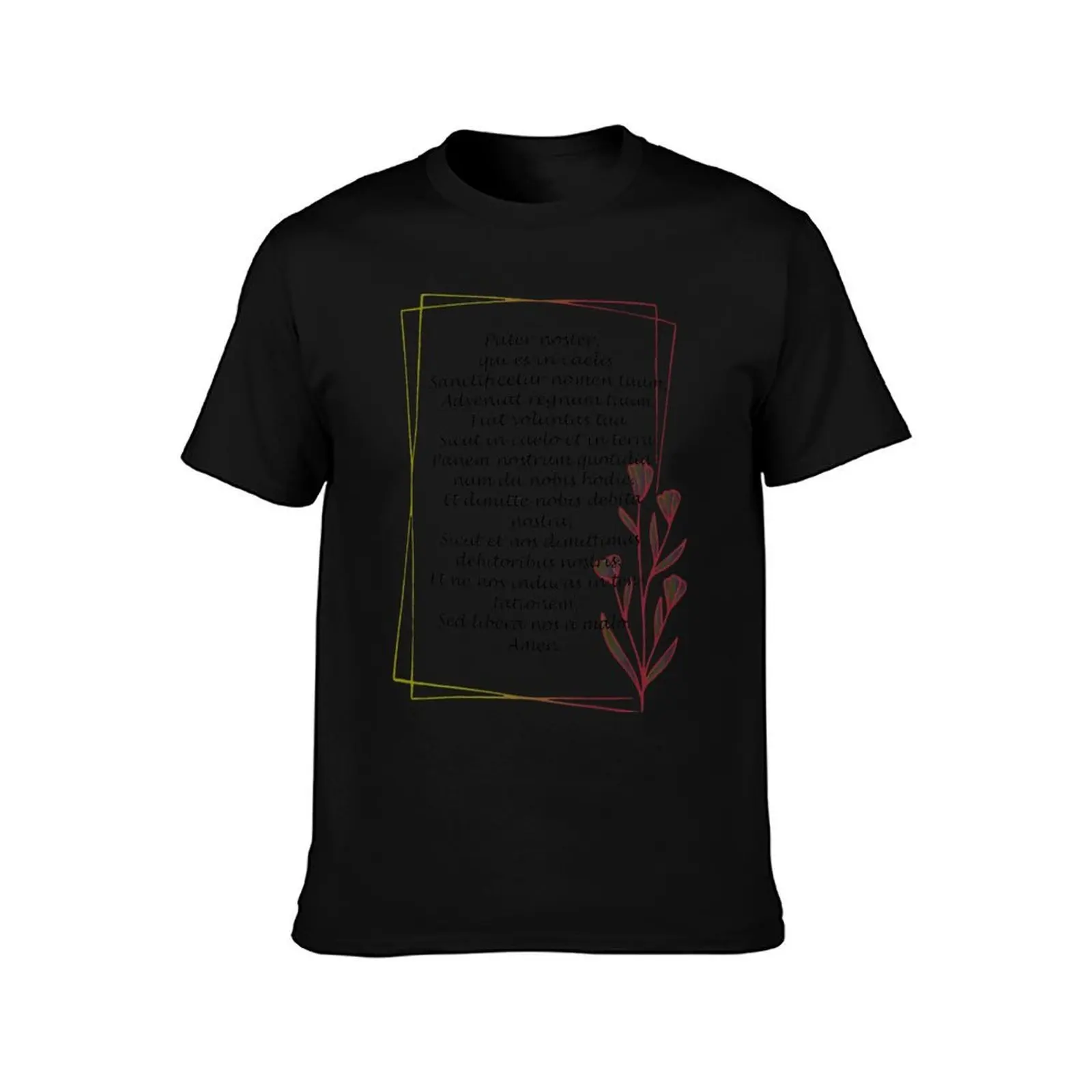 Pater noster T-Shirt Functional Casual Short Sleeve Tee T-Shirt