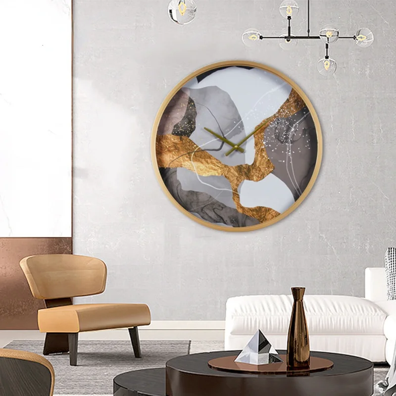 European style wall clock living room home fashion modern minimalist decoration