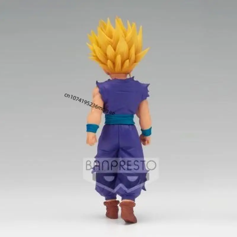 In Stock Bandai Dragon Ball Z Solid Edge Works Son Gohan Anime Action Figures Model Collections desktop Ornaments Gift Original