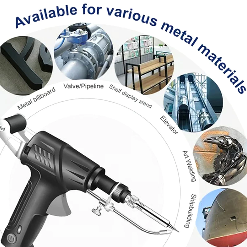 Laser Welder & Soldering Gun Set - Corded Multi-Function Iron for Metal All-in-One System for DIY, Jewelry or Electronics Repair