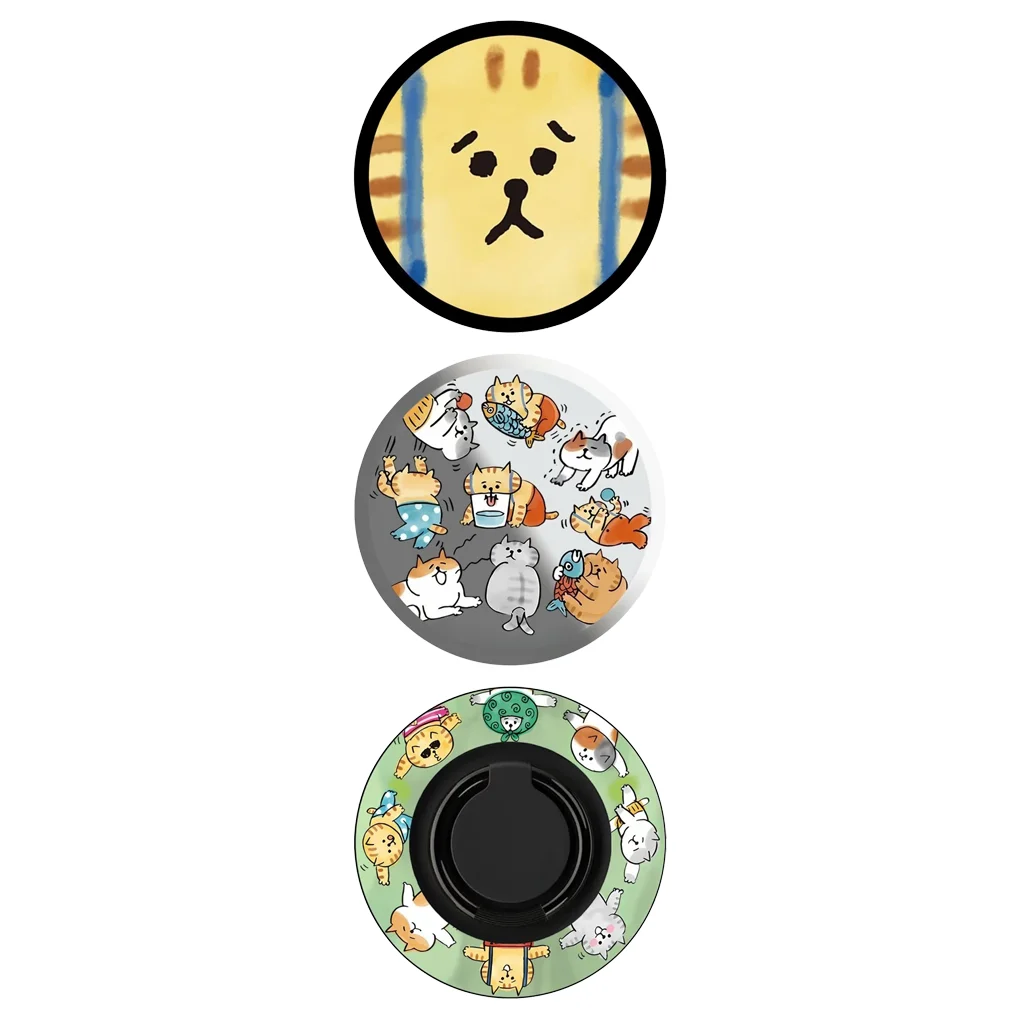 

Cartoon Orange Fat Cat Phone Stand for IPhone 12 13 14 15 16 17 Pro Max Holder Mount Support for S25U