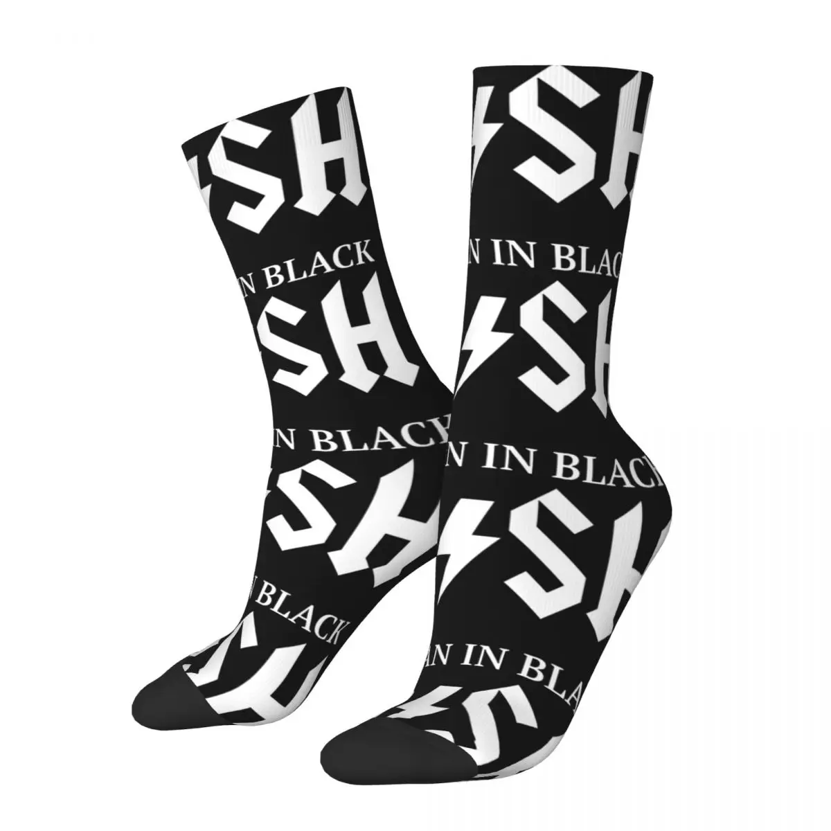 Hip Hop Retro Sign Crazy Men's compression Socks Unisex J-Johnny Cash Harajuku Seamless Printed Funny Novelty Happy Crew Sock