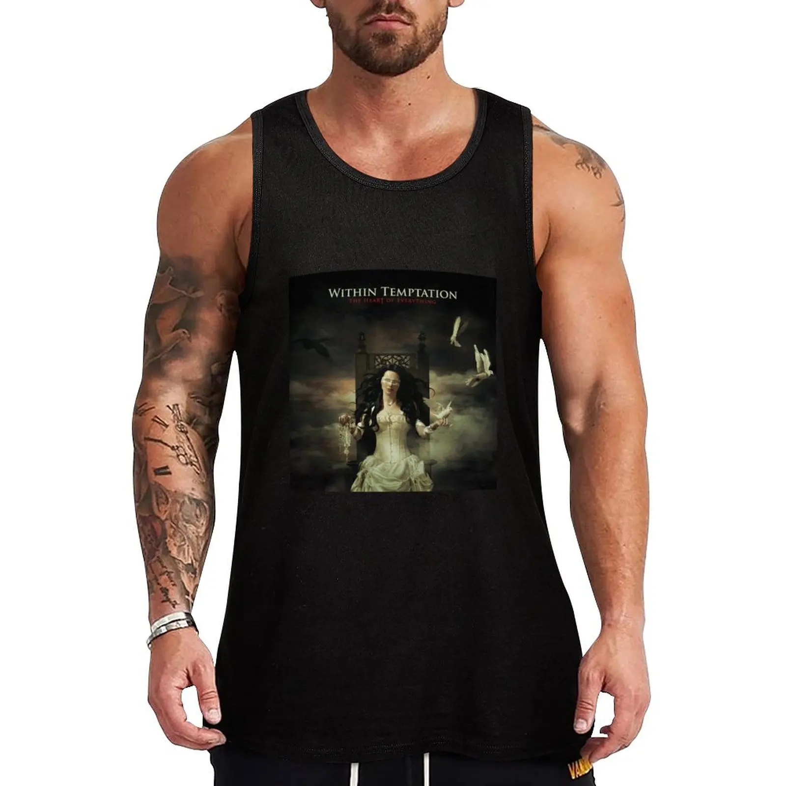 Within Temptation the heart of everything Tank Top fitness sleeveless gym shirts male best selling products