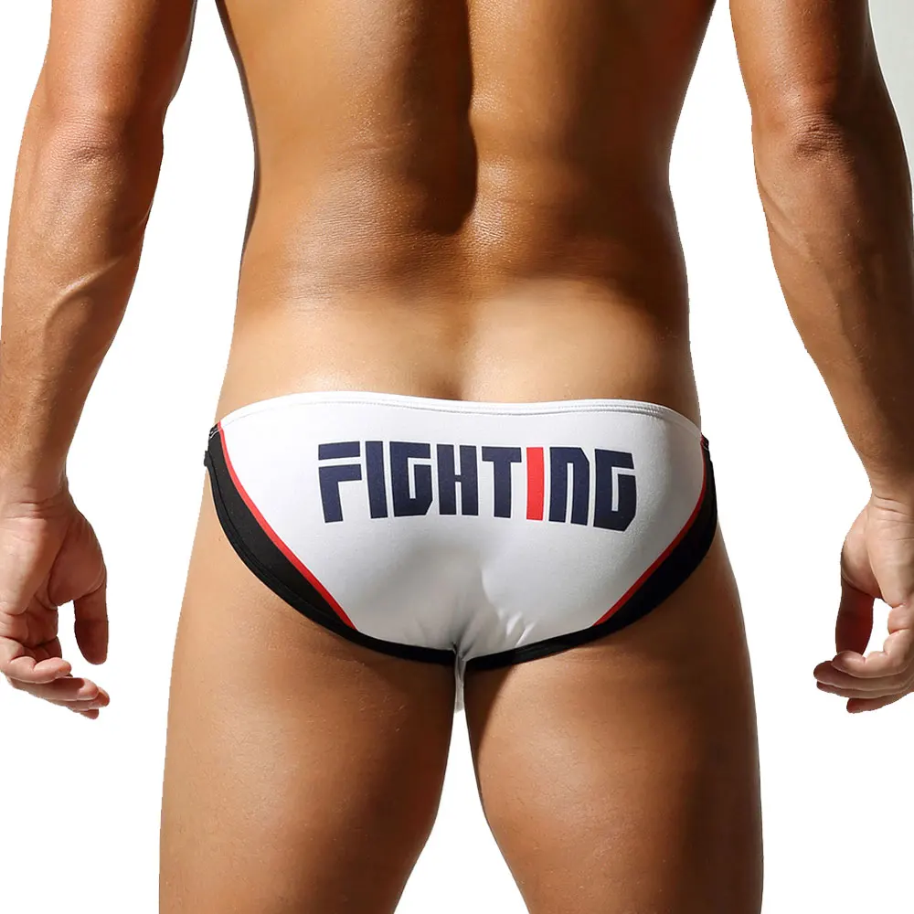 SEOBEAN Men's Low-Rise Briefs 3D Contoured Pouch Branded Logo Waistband Smooth Stretch Fabric Sexy Minimalist Underwear view 2