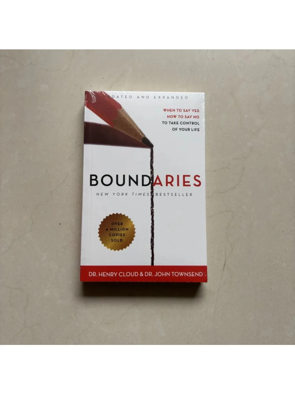Boundaries By Dr. Henry Cloud & Dr. John Townsend When To Say Yes How To Say No Life Control Self-Help Book Paperback