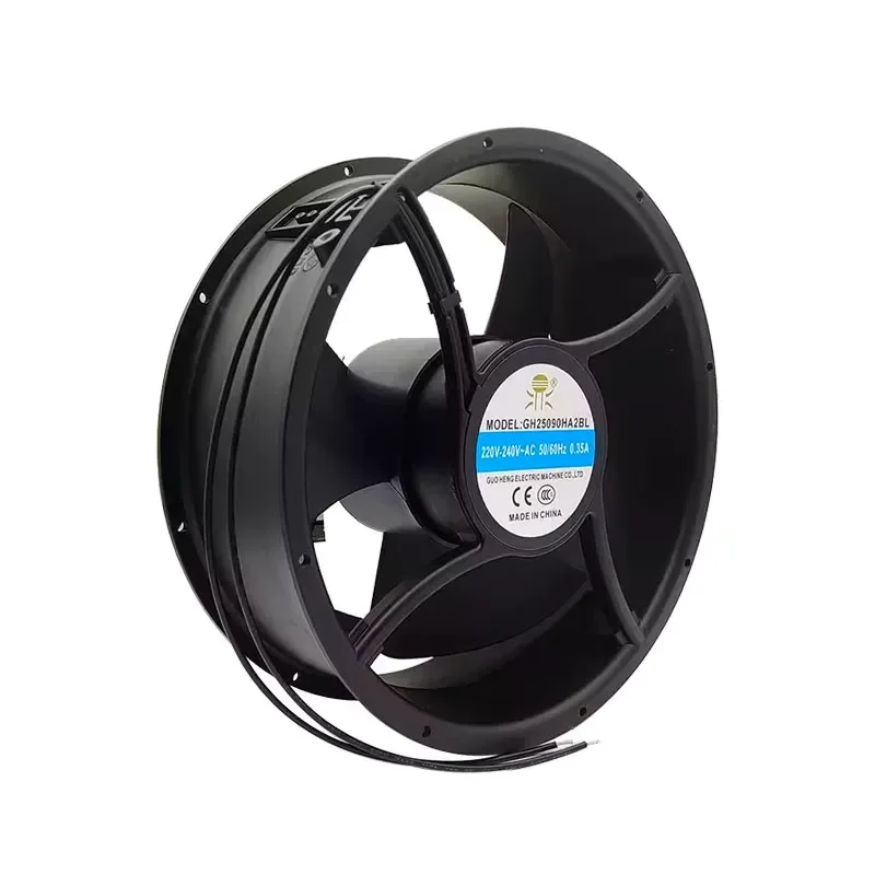 For New Ding brand MODEL GH25090HA2BL 220V 0.35A 25090 axial flow fan, cooling fan