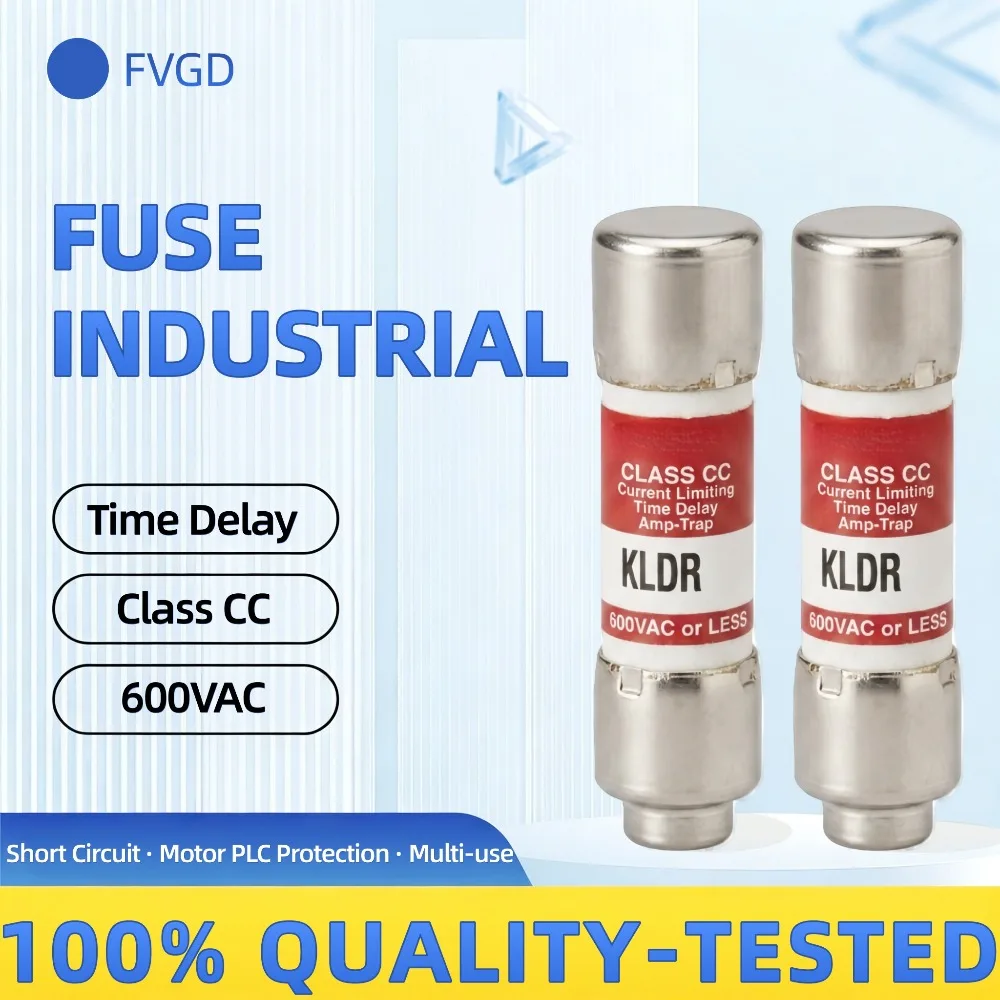 KLDR-8/10 Time Delay Midget Fuse 0.8A 600VAC Current Limiting Industrial Fuse KLDR8/10 1PCS OEM