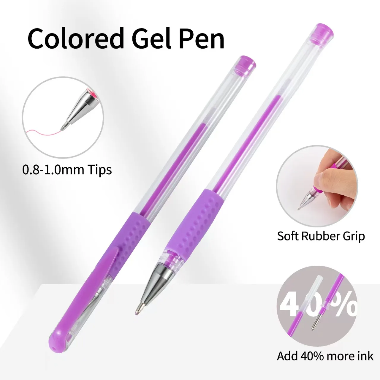 36pcs Gel Pen Set for Making Cards,hand account, Journaling Planner DIY Crafting Doodling Drawing