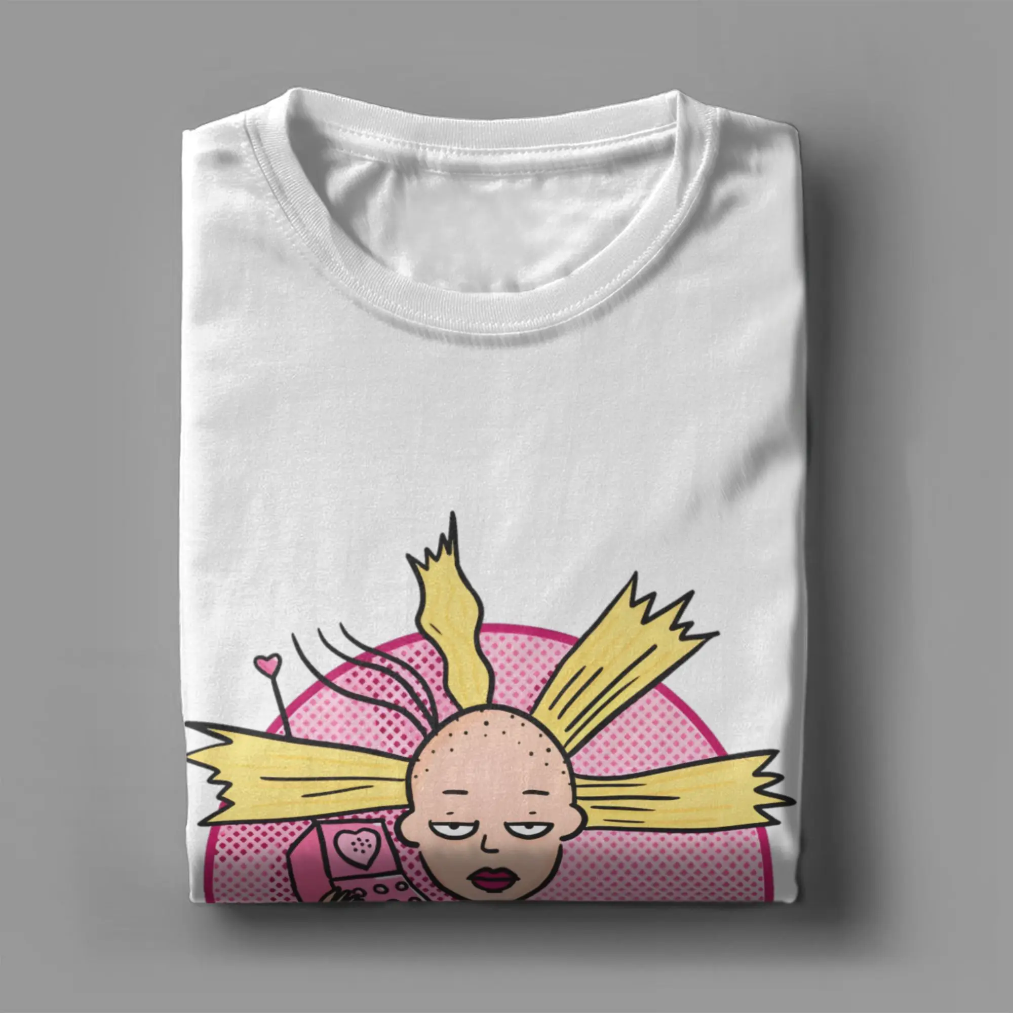 Anime R-Rugrat T-Shirt Sommer Cynthia Pickle Mode T-Shirts Herren 100 Baumwolle Bequeme Oversize-T-Shirts mit kurzen Ärmeln – Detail 4