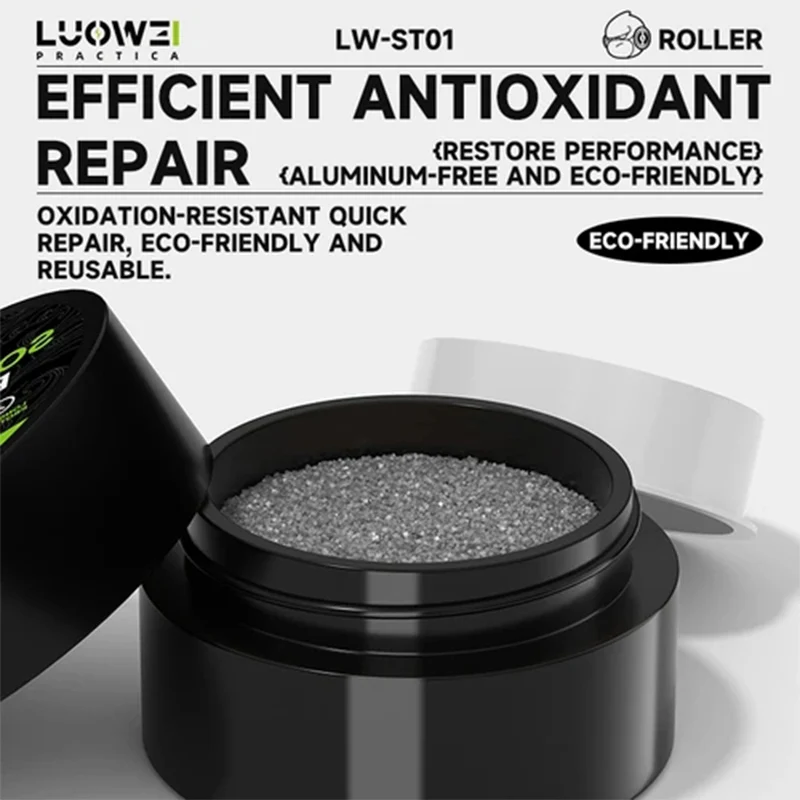 LUOWEI-Electrical Soldering Iron Tip Cleaning Paste, Soldagem Cabeça, Camada de Óxido, Remoção Refresher, LW-ST01, 8G