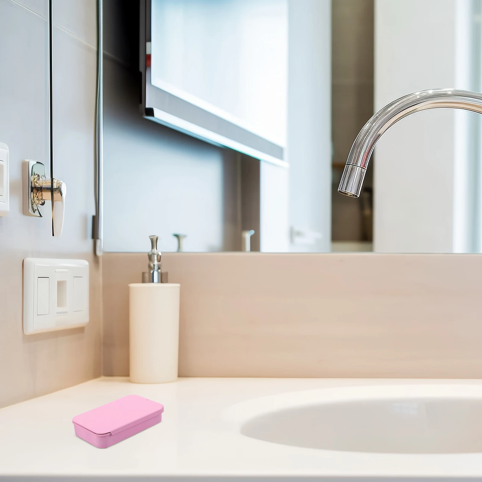 

Metal Tin Box Small Empty Hinged Tins Storage Container For Balm Mints Cosmetics Crafts Trinket Organizer Portable Box