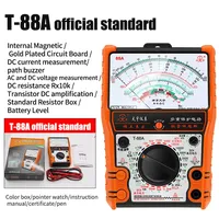 T88A T88B T88C Pointer Multimeter AC/DC 2500V Volt-Ammeter Analog Digital Display Resistor Tester Electrician Tools with Coat