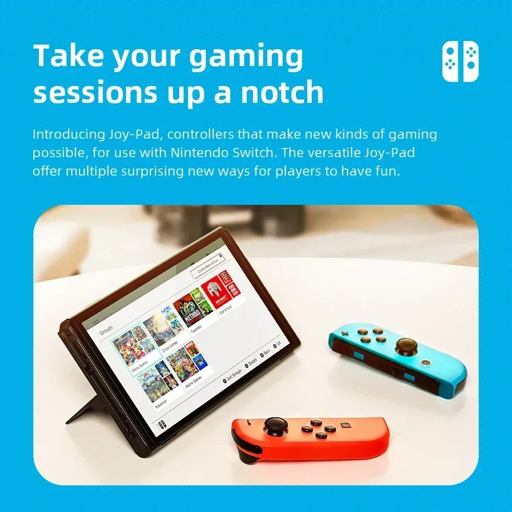 Switch Joy Pad Joy Con Joy Cons Switch OLED Joycons Wireless controller Joystick Bluetooth Gamepad with Straps for Nintendo