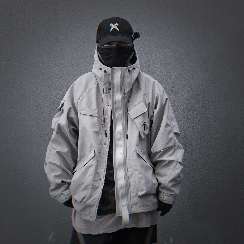 11 BYBB'S DARK 2025 السترات التكتيكية مقنعين سترة واقية رجالي البضائع وظيفة سترة معاطف الموضة أبلى Techwear الشارع الشهير ﻿