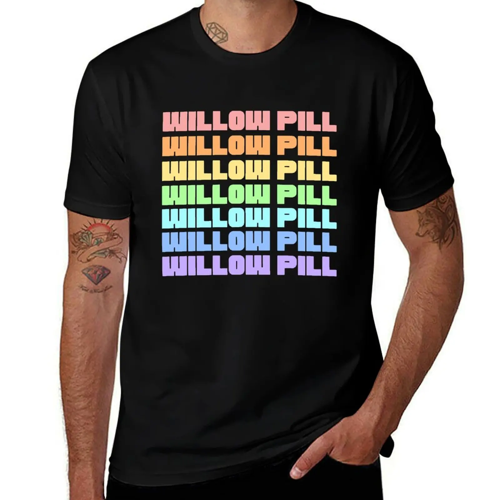 Willow Pill Rupaul’s Drag Race T-Shirt Athletic Quick Dry for Men T-Shirt