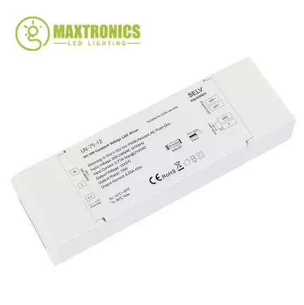 جديد 1/0-10 فولت عكس الضوء LED سائق الجهد المستمر 40 واط/75 واط 12 فولت/24 فولت PWM التيار المتناوب دفع خافت السلطة المورد ل لون واحد LED شرائط مصباح